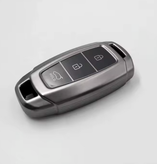 Hyundai key cover - Metallic | i30, tucson, Kona venue Car key accessories | key fob cover