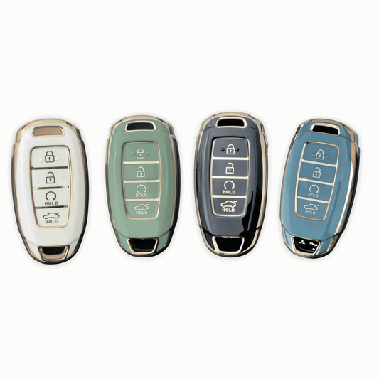Hyundai key cover - 4 button | i30, Elantra, Tucson, Kona | Car key protector cover case