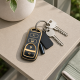 Nissan Type B key cover in a lifestyle setting