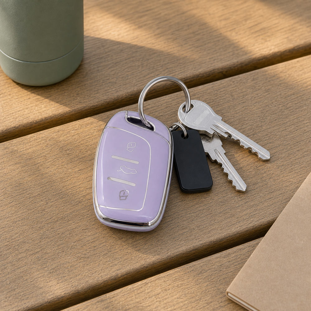 MG Type C key cover in a lifestyle setting
