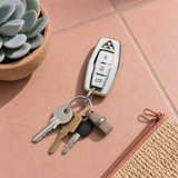 Mitsubishi Type D key cover in a lifestyle setting