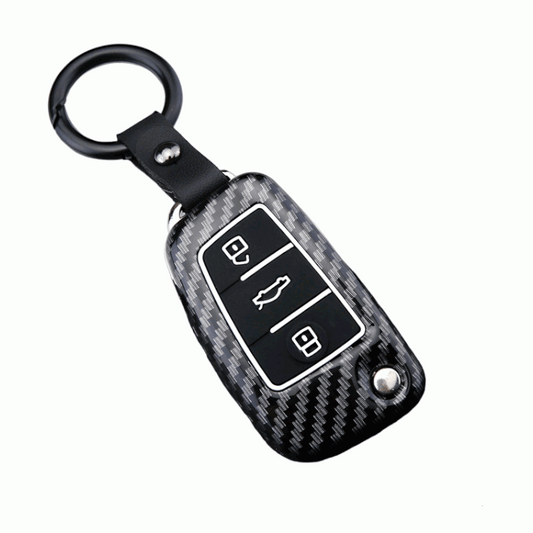 Audi key fob cover Carbon Fibre pattern - Fits multiple models