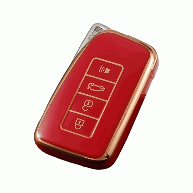 Lexus Car Key Cover - 4 button | IS200, IS250, IS300, IS350, ES300, RC200T﻿, RC300, RC350, LX570, NX200, NX300, RX350, RX450 key fob cover