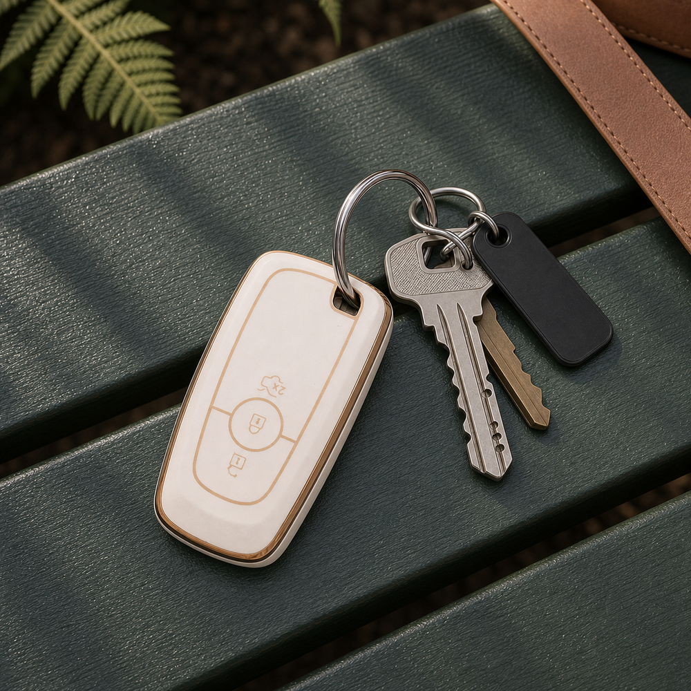 Ford Type F key cover in a lifestyle setting