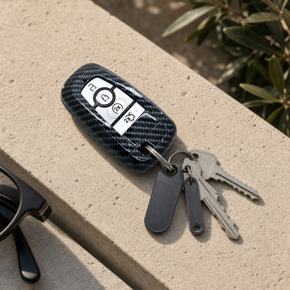 Ford Type F key cover in a lifestyle setting
