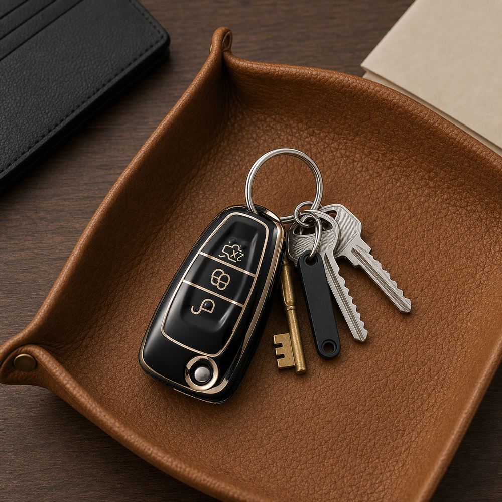 Ford Type B key cover in a lifestyle setting