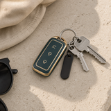 Geely Type A key cover in a lifestyle setting