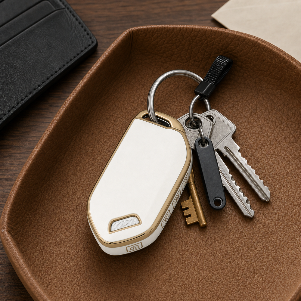 Kia Type H key cover in a lifestyle setting