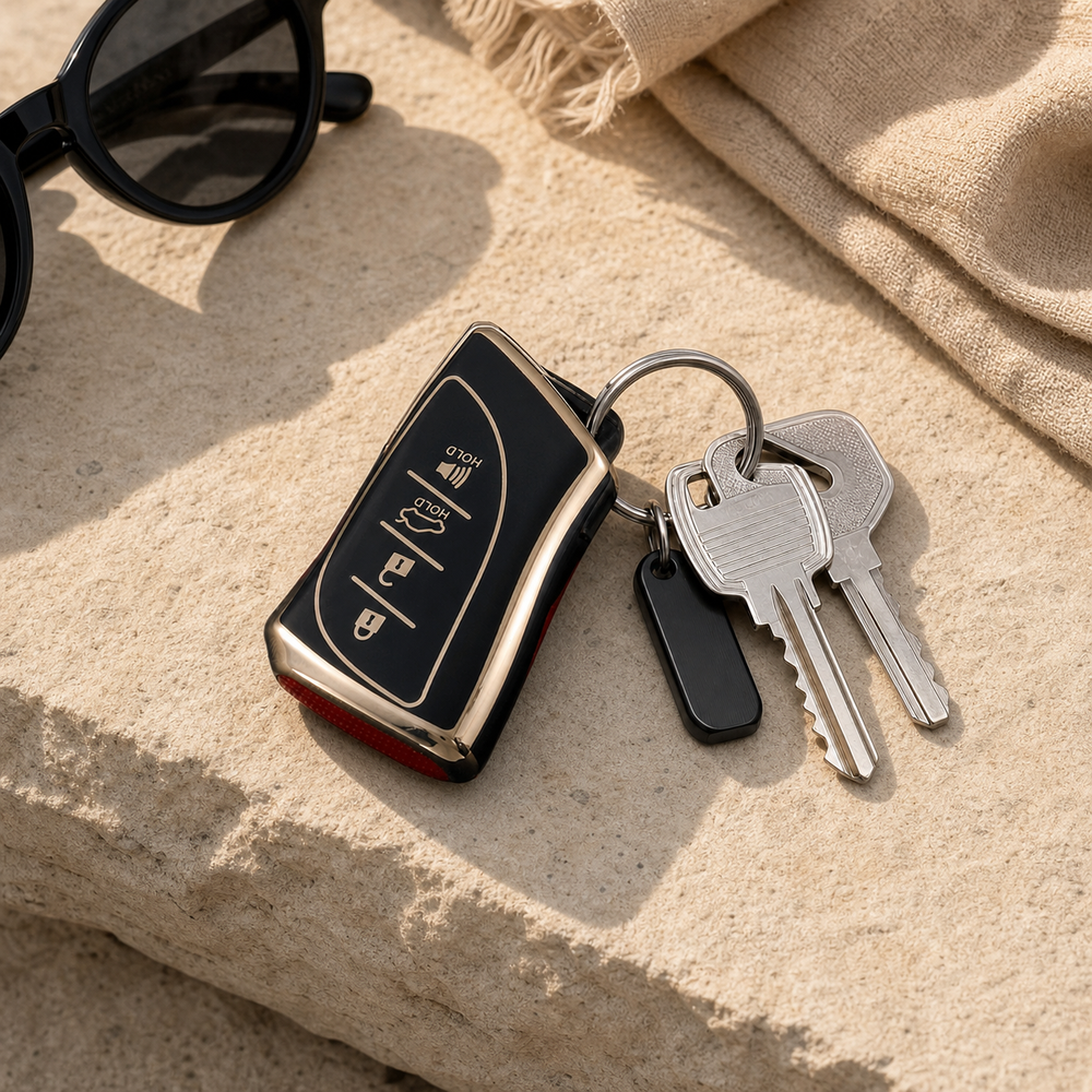 Lexus Type C key cover in a lifestyle setting