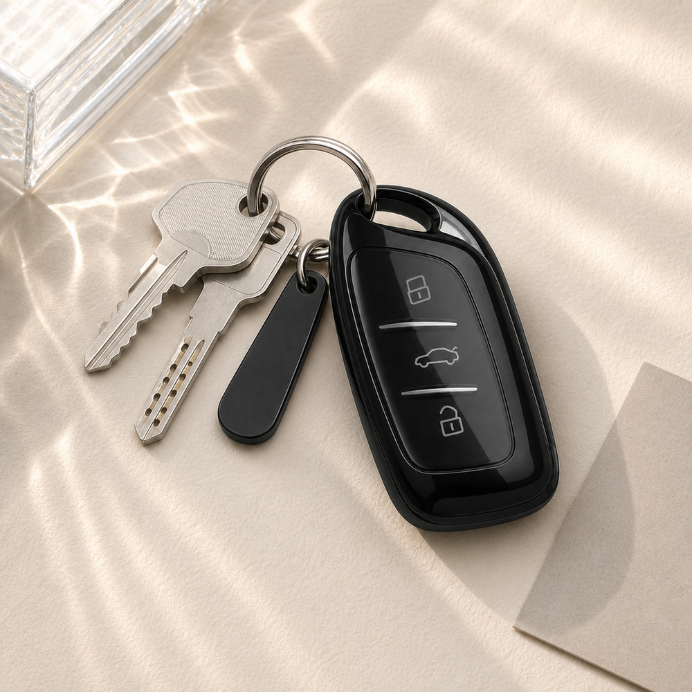 MG Type C key cover in a lifestyle setting