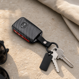 Mazda Type D key cover in a lifestyle setting