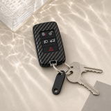 Jaguar Type B key cover in a lifestyle setting