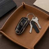 Tesla key cover in a lifestyle setting
