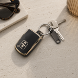 Toyota Type F key cover in a lifestyle setting