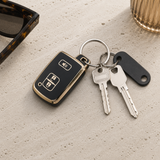 Toyota Type F key cover in a lifestyle setting