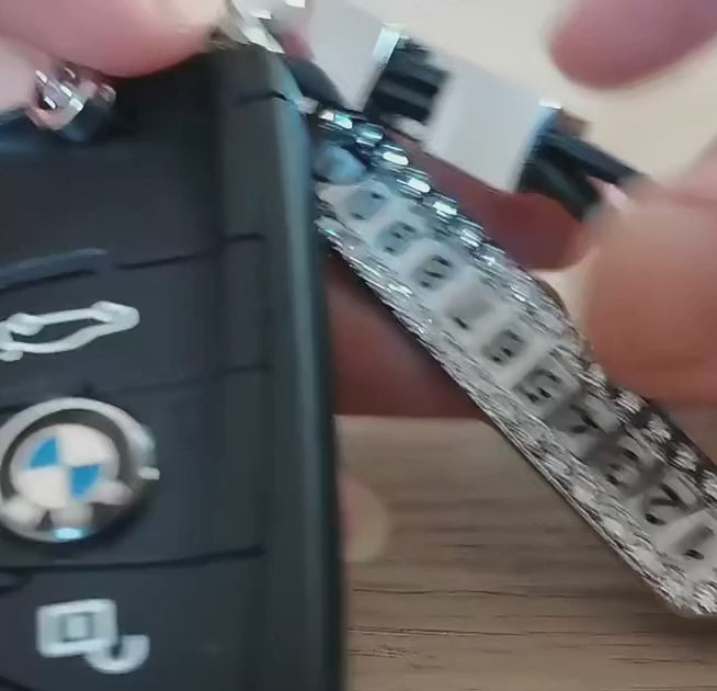 Personalised Contact Number Keyring - Customisable Number display | Secure Key Recovery Tag