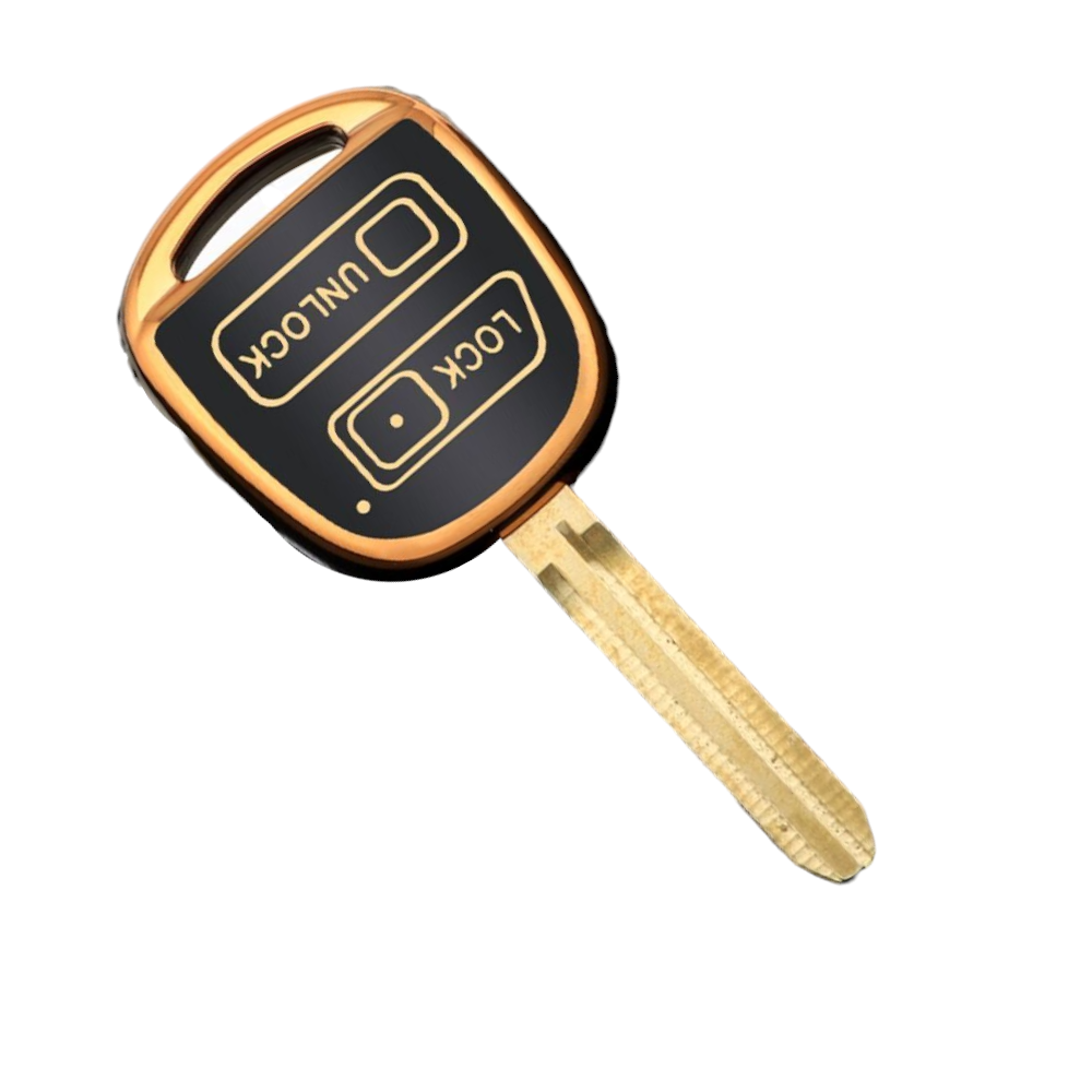 Toyota Key Cover - 2 button keyblade | Corolla, Camry, Yaris, Prado Key fob cover. | Toyota Accessories