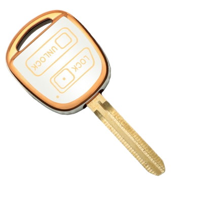 Toyota Key Cover - 2 button keyblade | Corolla, Camry, Yaris, Prado Key fob cover. | Toyota Accessories