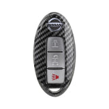 Nissan Car Key Cover - Carbon Fibre Design | Navara, 350z, Qashqai, X-Trail key fob cover | Nissan Accessories