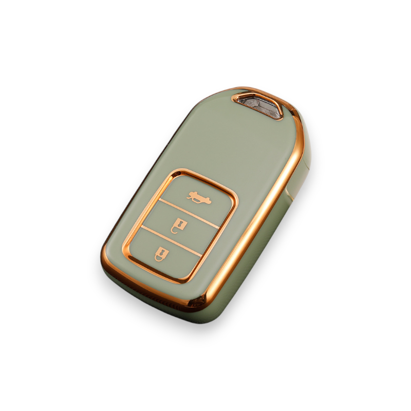 Honda Key Cover - Gold Trim | Civic, Accord, CR-V, HR-V car key cover
