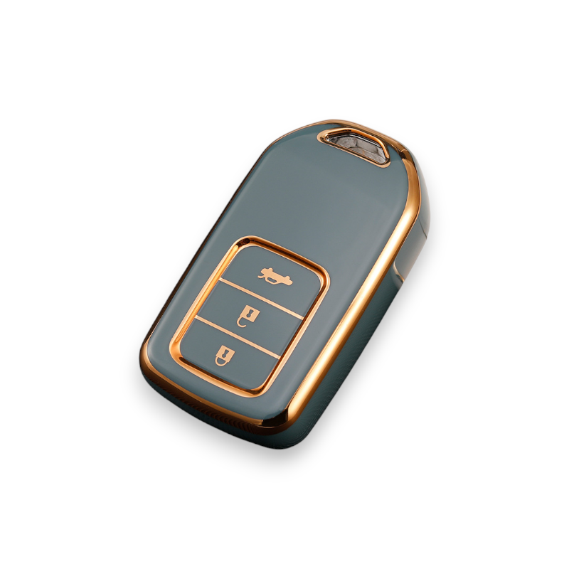 Honda Key Cover - Gold Trim | Civic, Accord, CR-V, HR-V car key cover