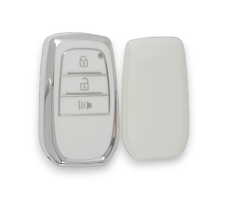 Toyota key cover - 3 button (Alarm)| Hilux, Fortuner key fob cover | Toyota Accessories