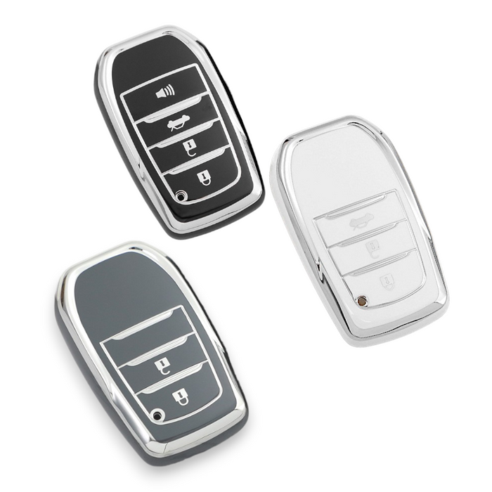 Toyota key cover - 2, 3 and 4 button | RAV4, Corolla, Camry, Prado, Land Cruiser key fob cover | Toyota Accessories