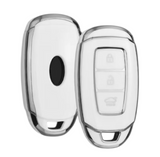 Hyundai key cover - silver trim | i30, tucson, Kona venue Car key accessories | key fob cover