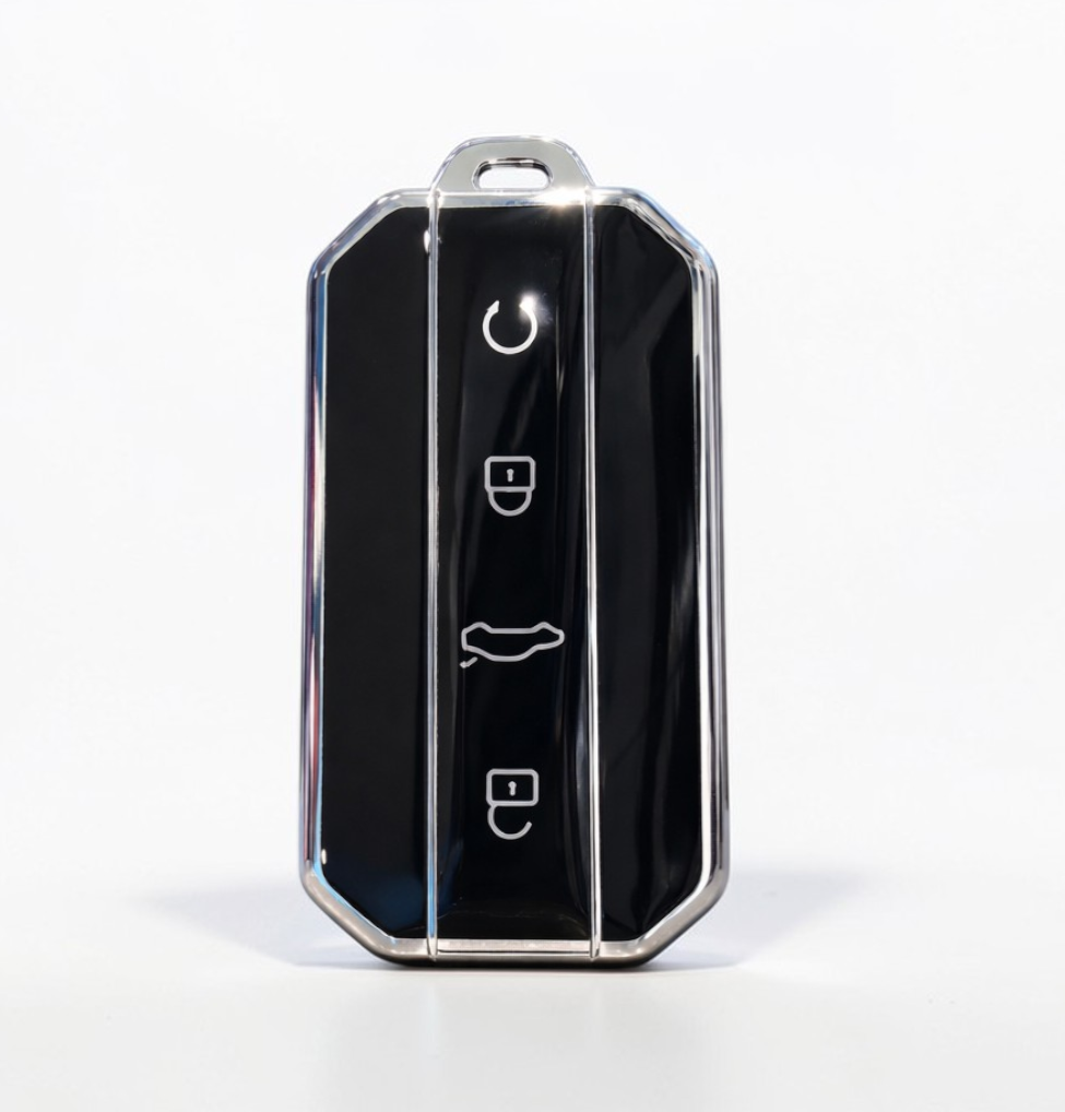 Jaecoo Key Cover | Silver Trim |   Jaecoo J5, J7 J8, Omoda key fob cover