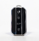 Jaecoo Key Cover | Silver Trim |   Jaecoo J5, J7 J8, Omoda key fob cover