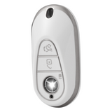 Mercedes-Benz Key Cover - 3 button | Silver Trim | Fits multiple models | key fob cover