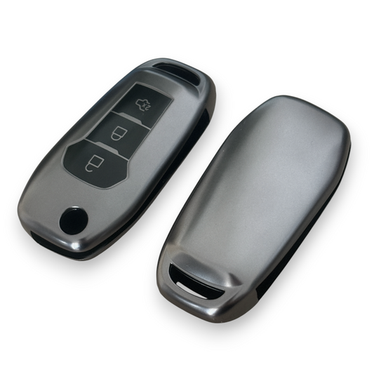 Ford car key cover - 3 button Flip key | Metallic design | Fiesta, Mondeo, Ranger, Everest, Escape