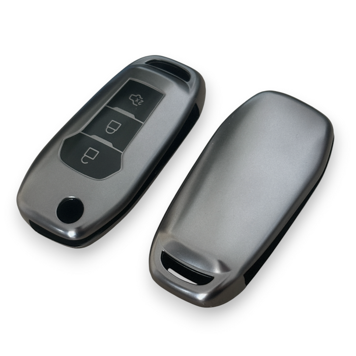 Ford car key cover - 3 button Flip key | Metallic design | Fiesta, Mondeo, Ranger, Everest, Escape