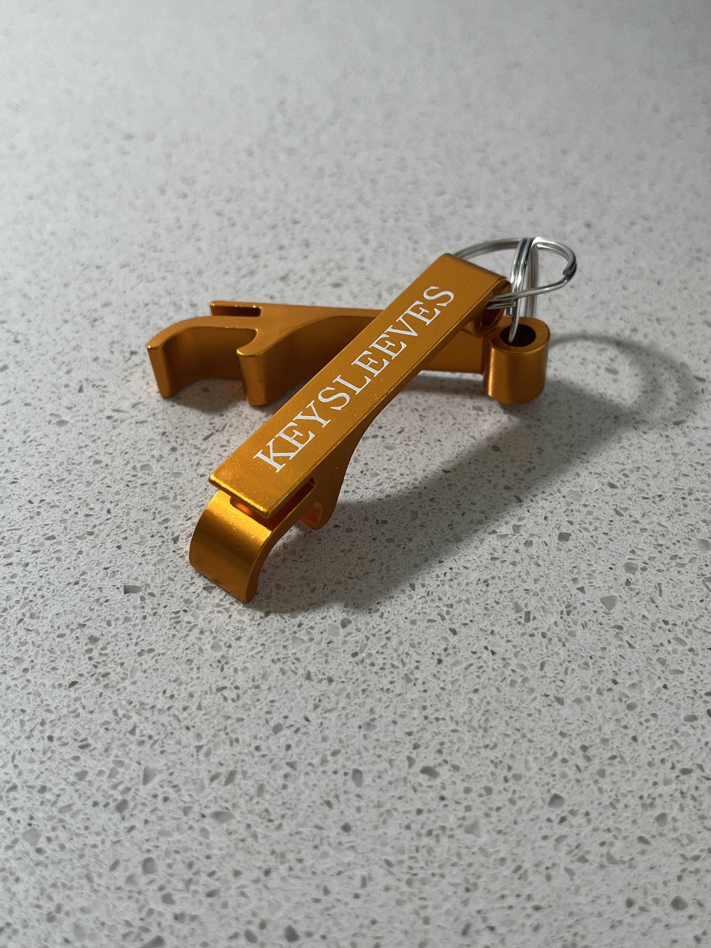Bottle Opener Keyring With Keysleeves Logo