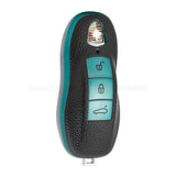Porsche key fob cover green | Leather Design - 911, Cayenne, Macan, Panamera | porsche accessories - Keysleeves