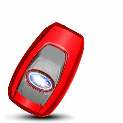 Subaru key cover red | Impreza WRX STI, XV car key case (3 or 4 button) | car key cover Subaru Accessories - Keysleeves