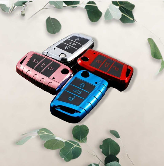 Volkswagen car key cover | Key fob cover for VW Golf, Passat, Polo, Tiguan, Touareg.| volkswagen accessories - Keysleeves