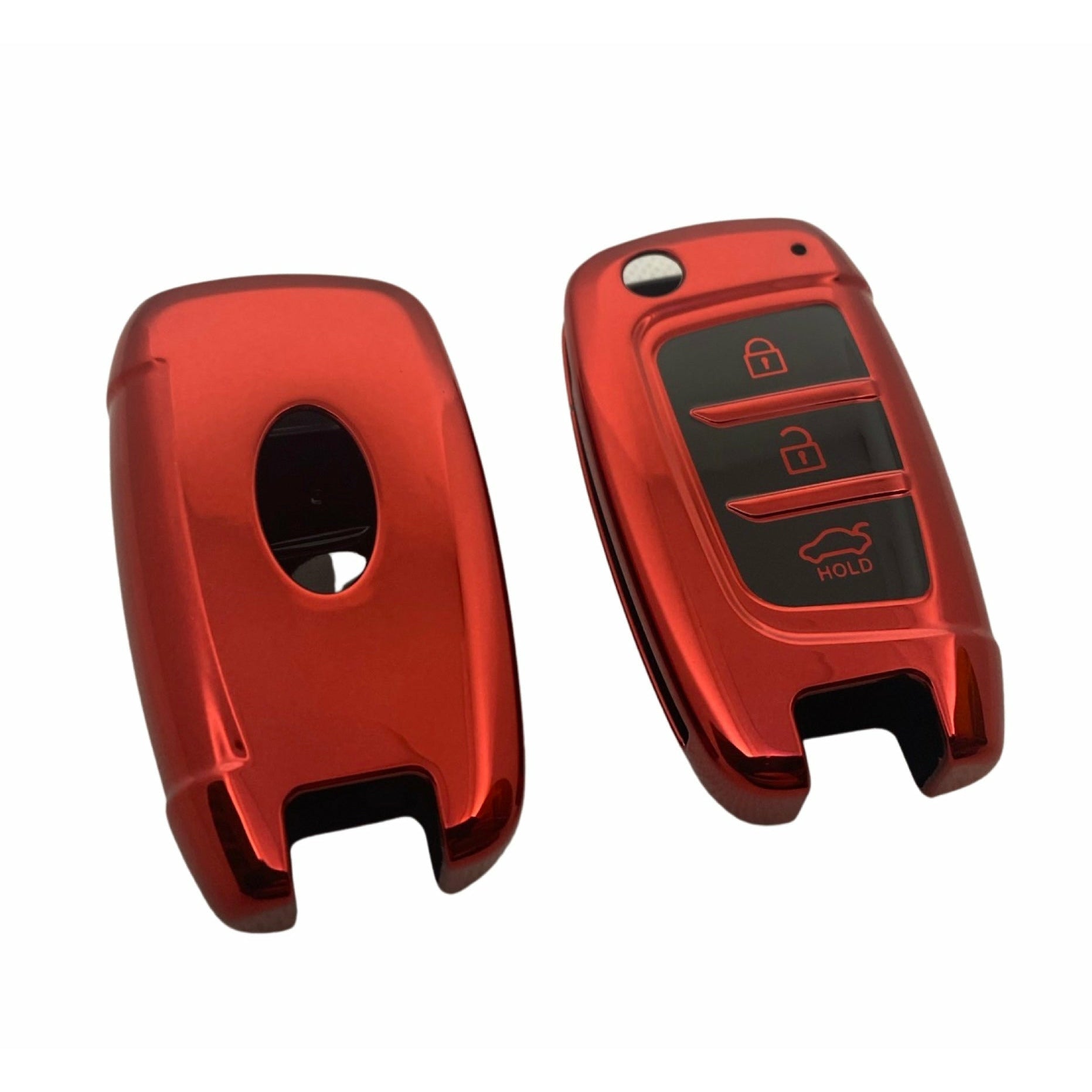 Hyundai key cover Red| i30, venue, kona | Car key cover | Hyundai accessories - Keysleeves