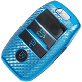 Kia Key Cover blue | Cerato, Rio, Sportage, Sorento, Optima - Carbon Fibre Design | Kia Accessories - Keysleeves