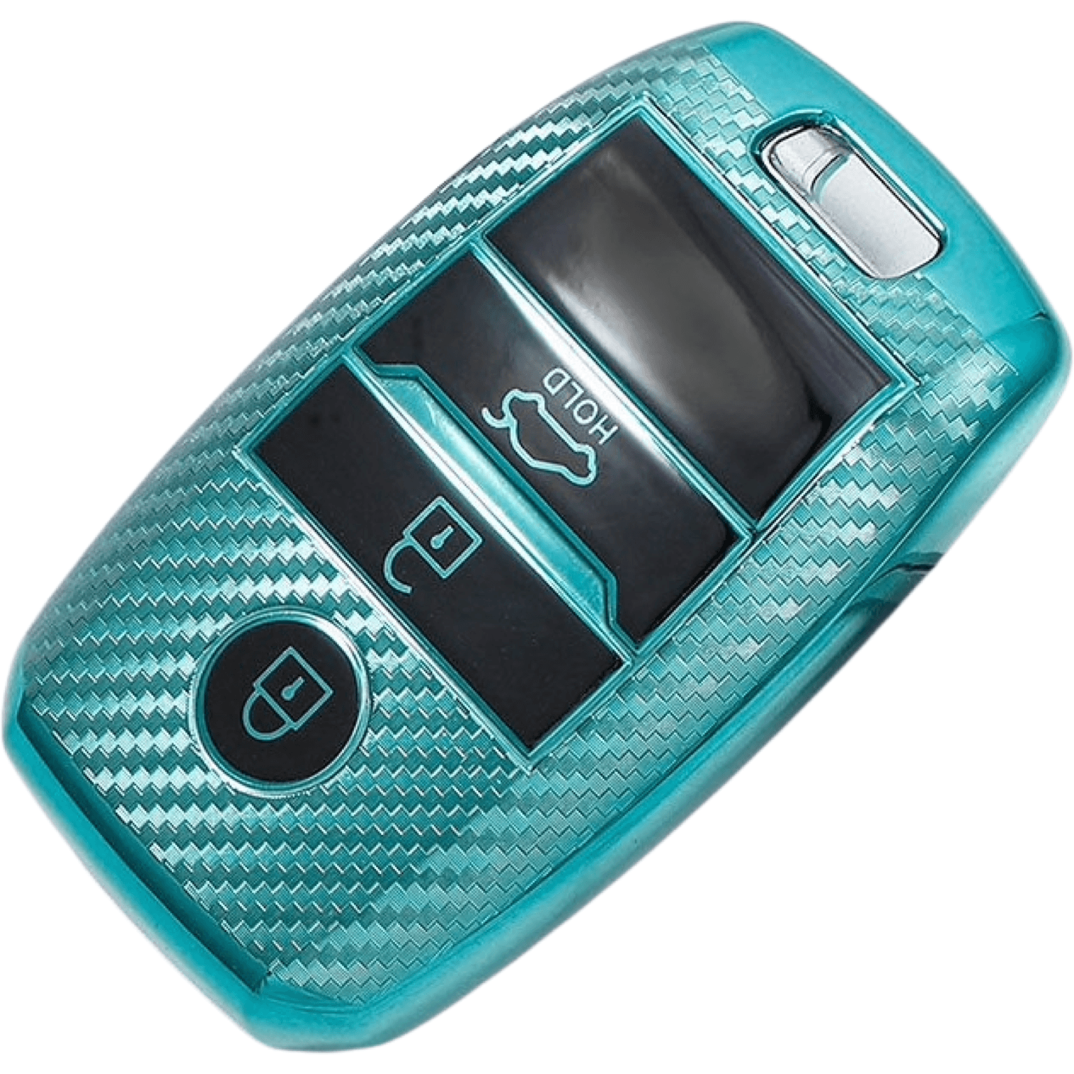 Kia Key Cover green | Cerato, Rio, Sportage, Sorento, Optima - Carbon Fibre Design | Kia Accessories - Keysleeves