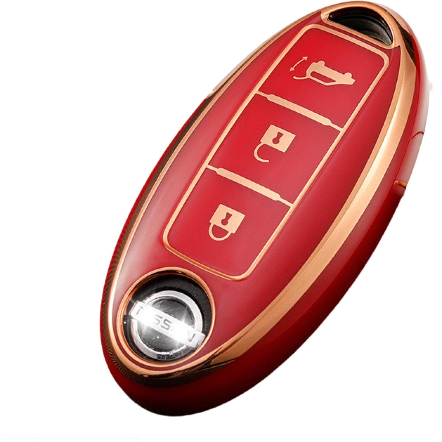 Nissan Car Key Cover red | Qashqai, X-Trail key fob cover | Nissan Accessories - Keysleeves