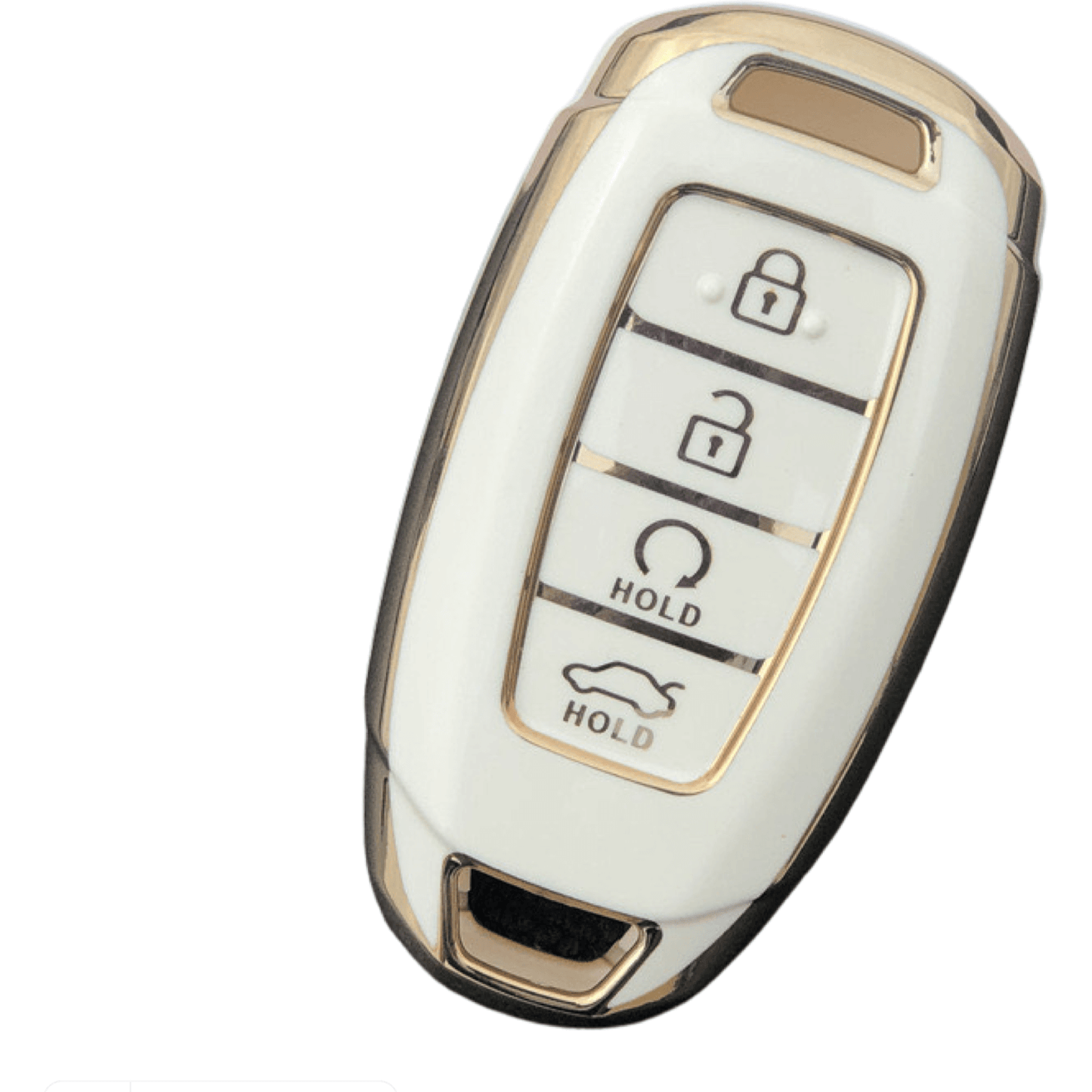 Hyundai key cover white | i30, Elantra, Tucson, Kona | Car key protector Hyundai Accessories - Keysleeves
