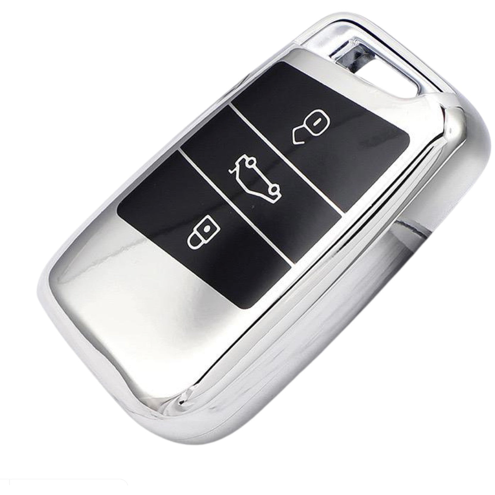 Volkswagen car key cover silver | Key fob cover for VW Golf, Passat, Arteon | Volkswagen Accessories - Keysleeves