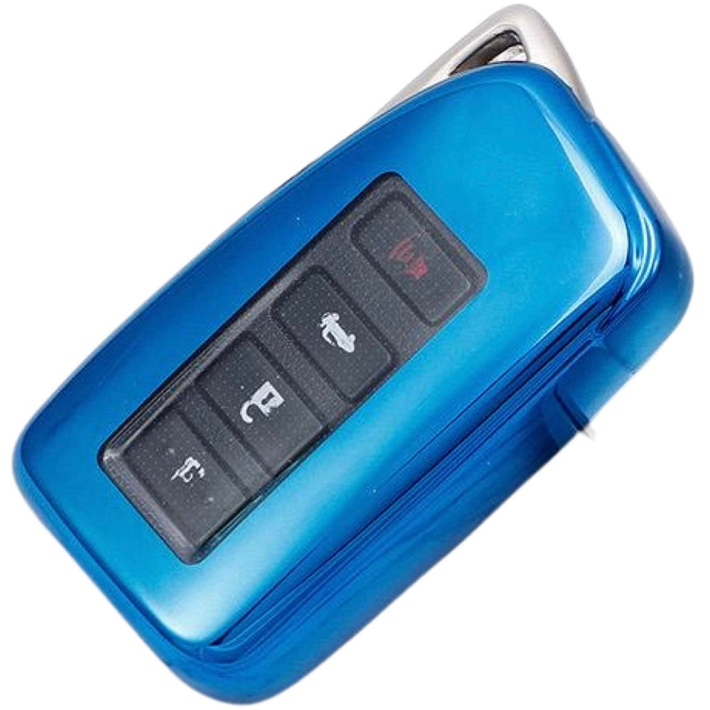 Lexus Car Key Cover blue | IS200, IS250, IS300, IS350, ES300, RC200T﻿, RC300, RC350, LX570, NX200, NX300, RX350, RX450 key fob cover | Lexus Accessories - Keysleeves