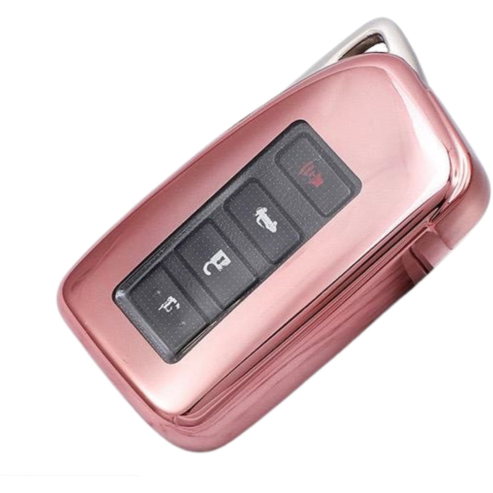 Lexus Car Key Cover pink | IS200, IS250, IS300, IS350, ES300, RC200T﻿, RC300, RC350, LX570, NX200, NX300, RX350, RX450 key fob cover | Lexus Accessories - Keysleeves