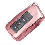 Lexus Car Key Cover pink | IS200, IS250, IS300, IS350, ES300, RC200T﻿, RC300, RC350, LX570, NX200, NX300, RX350, RX450 key fob cover | Lexus Accessories - Keysleeves
