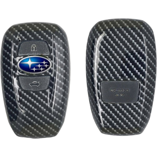 Subaru key cover carbon fibre | Impreza WRX STI, XV car key case (3 or 4 button) | car key cover Subaru Accessories - Keysleeves
