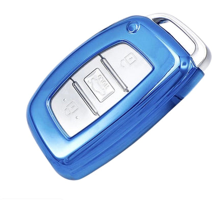 Hyundai key cover  blue | 2014-18| iX35, Ioniq, Tucson, Elantra, i30 | key fob cover | Hyundai Accessories - Keysleeves