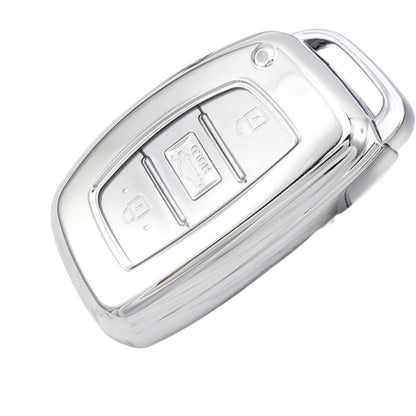 Hyundai key cover silver | 2014-18| iX35, Ioniq, Tucson, Elantra, i30 | key fob cover | Hyundai Accessories - Keysleeves