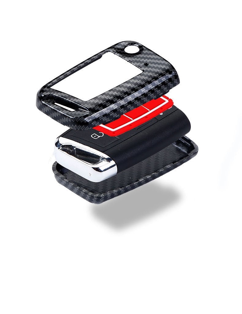 Volkswagen car key cover | Key fob cover for VW Golf, Passat, Polo, Tiguan, Touareg. Carbon Fibre Design | Volkswagen Accessories - Keysleeves 